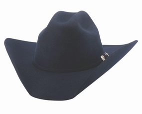 0550NV - Bullhide - Kingman - 4X - Navy winter-felt-cap