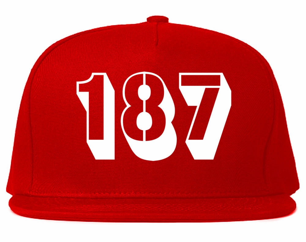 187 Homicide Police Code Snapback Hat Cap