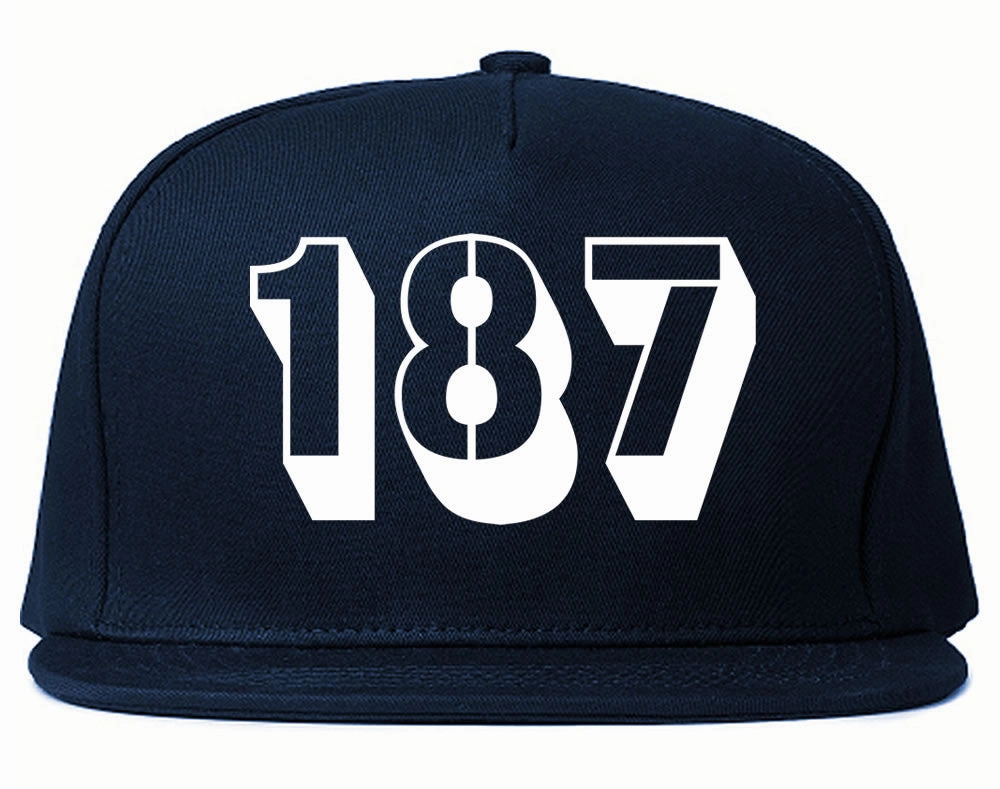 187 Homicide Police Code Snapback Hat Cap