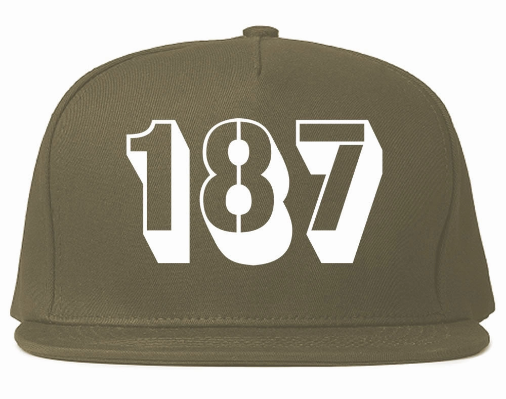 187 Homicide Police Code Snapback Hat Cap