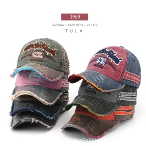 1969 Vintage Washed Baseball Cap Embroidery casual-baseball-cap
