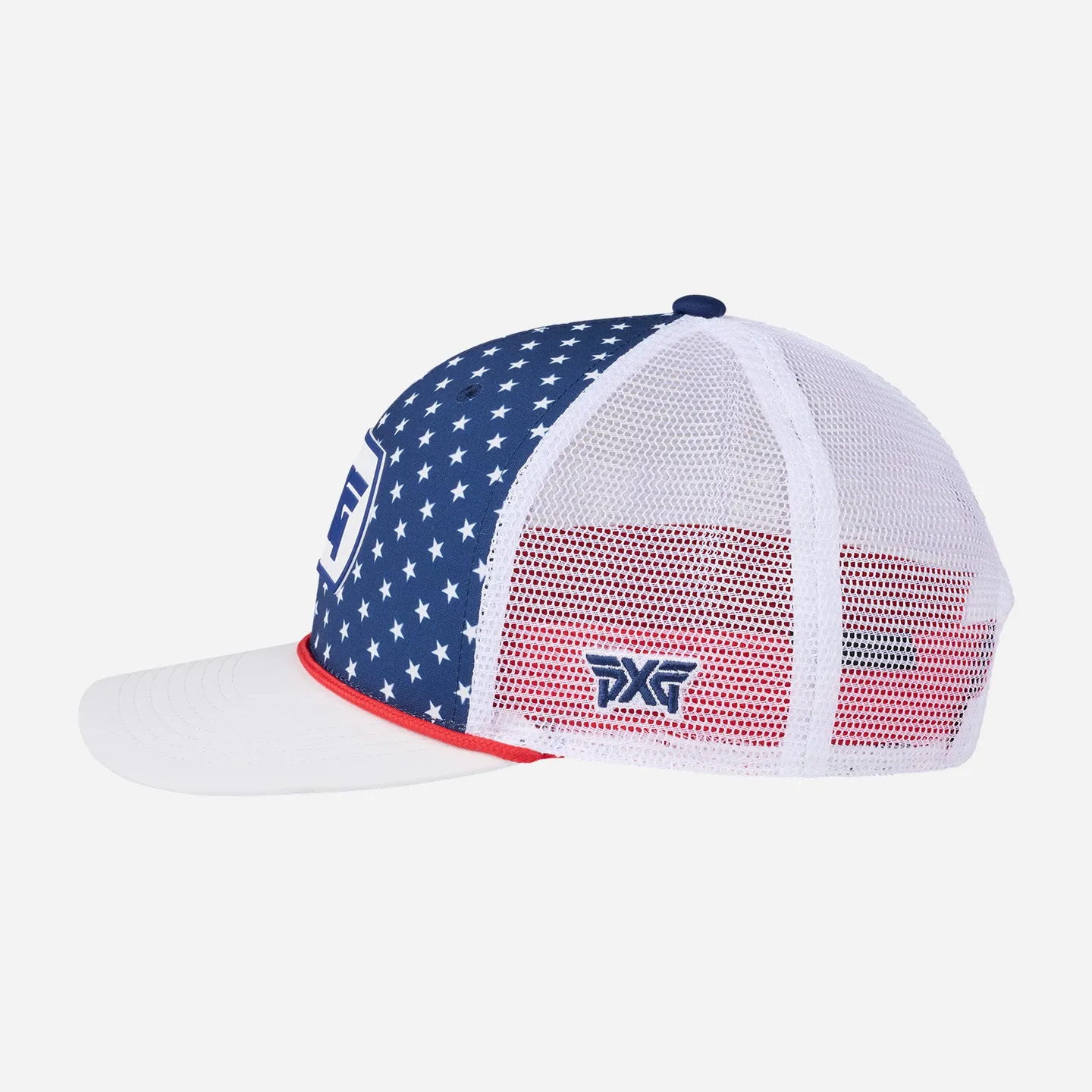 2025 Stars & Stripes Dog Tag Trucker Cap - One Size