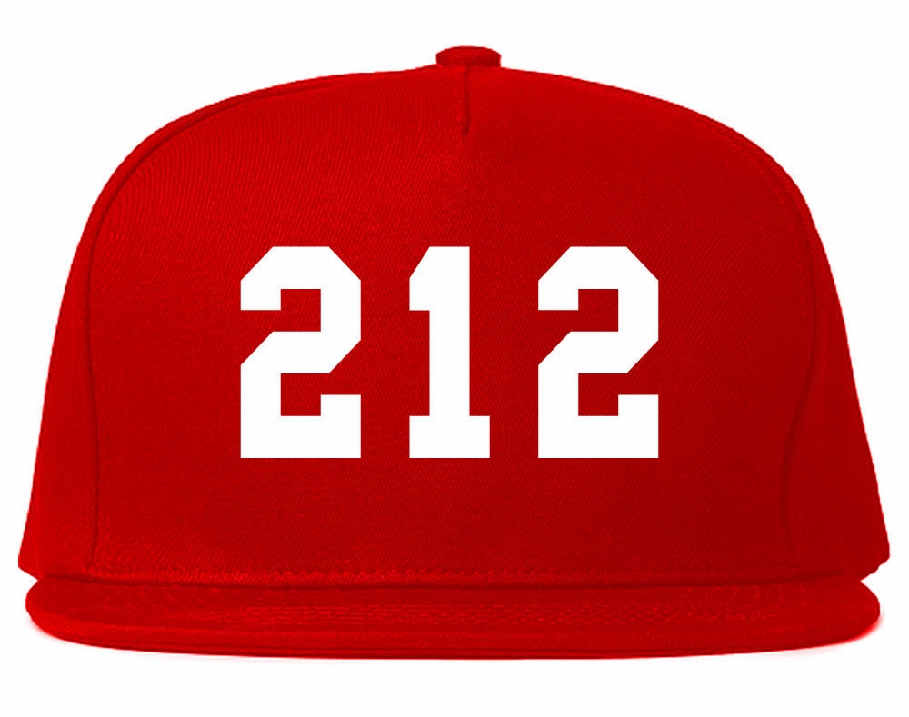 212 New York Area Code Snapback Hat