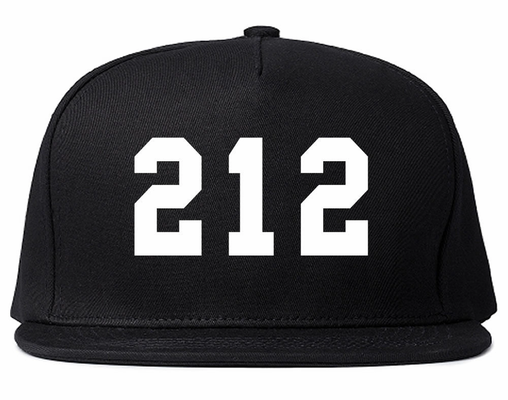 212 New York Area Code Snapback Hat