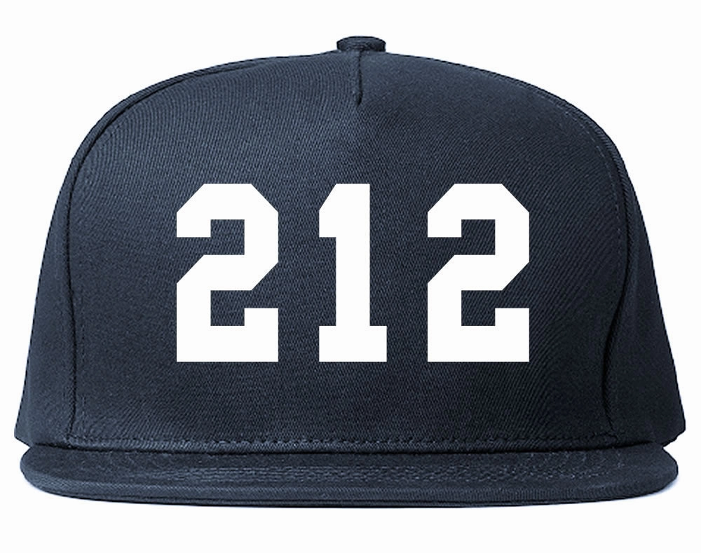 212 New York Area Code Snapback Hat