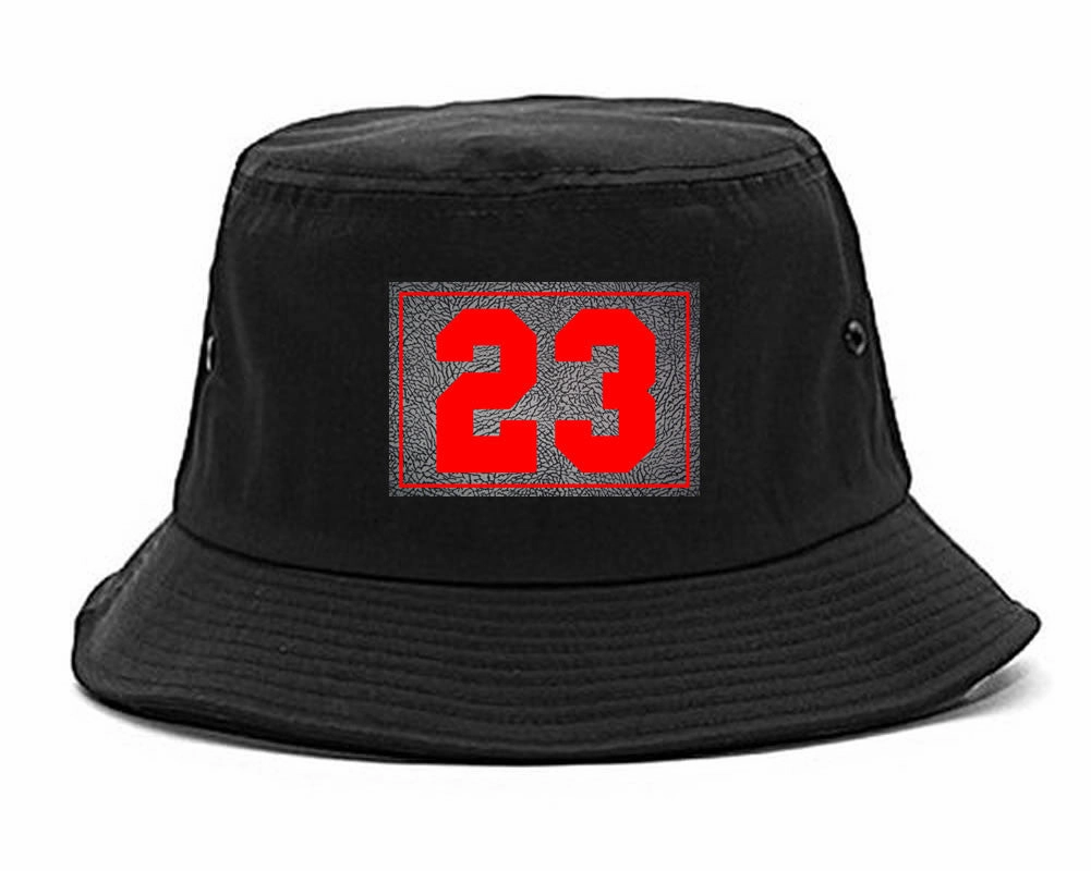 23 Cement Red Jersey Bucket Hat
