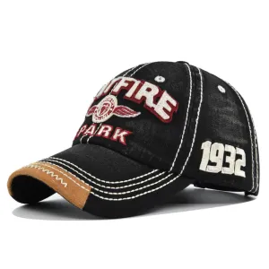 3D Embroidery Baseball Cap Vintage Sun Hat casual-baseball-cap