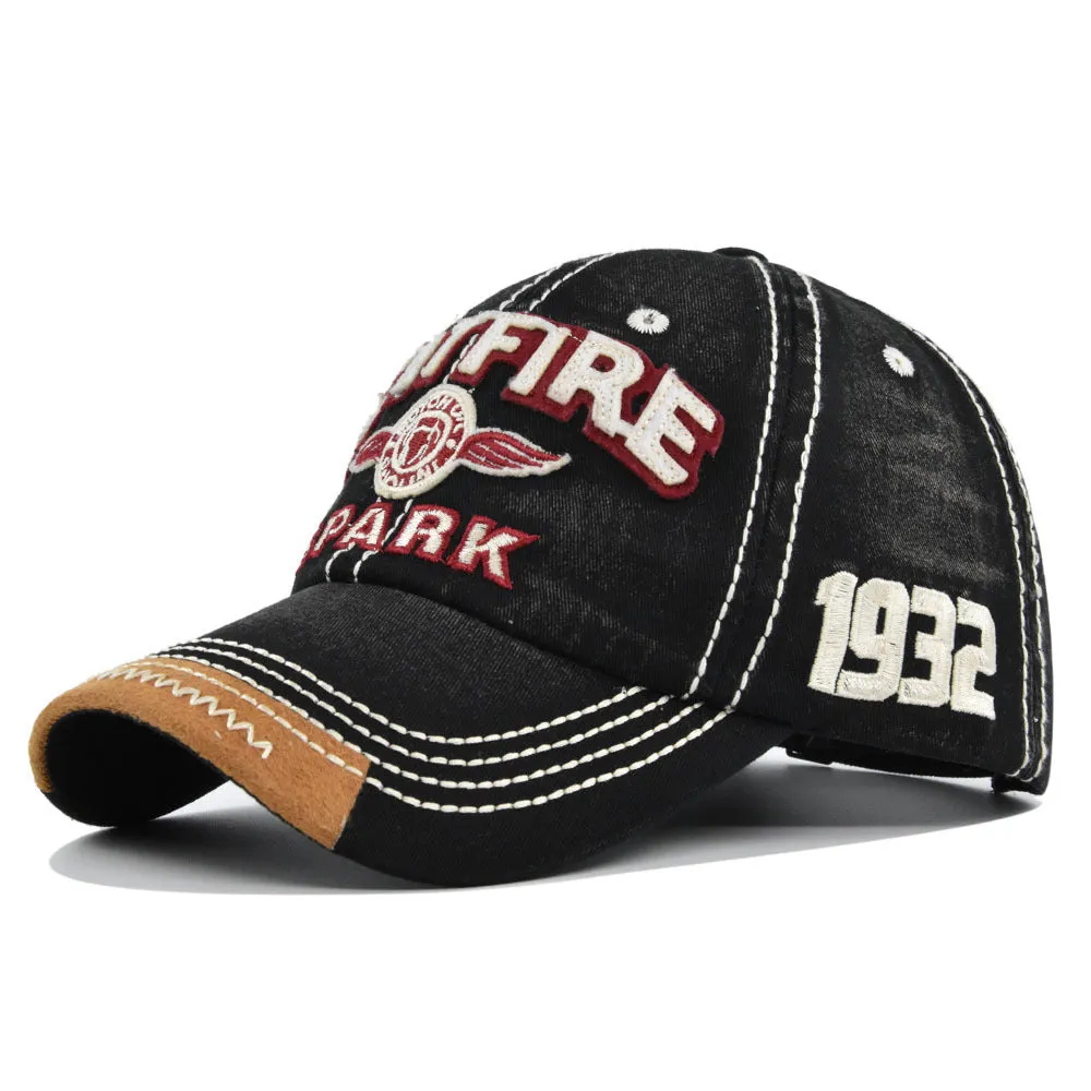 3D Embroidery Baseball Cap Vintage Sun Hat casual-baseball-cap