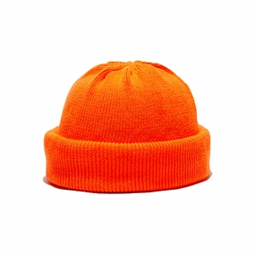 3ROLL KNIT CAP - Orange winter-knitted-hat