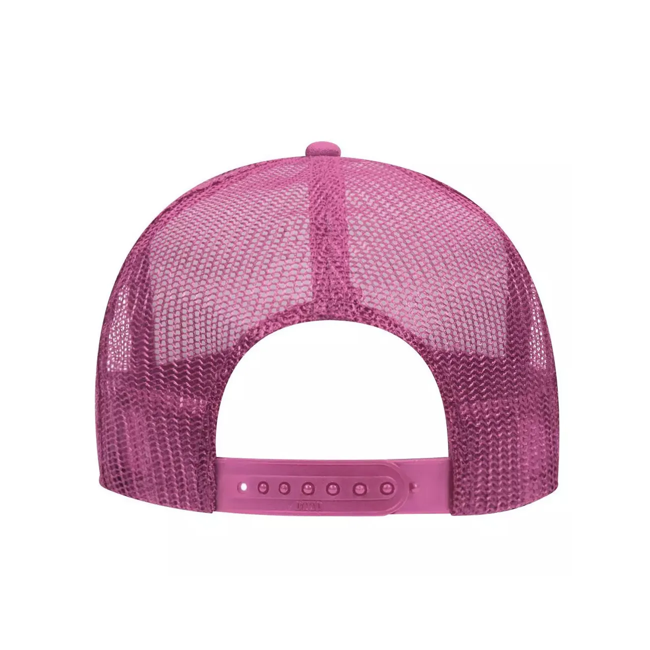 5 Panel High Crown Polyester Foam Front Mesh Back Trucker Hat (Tri-Tone)