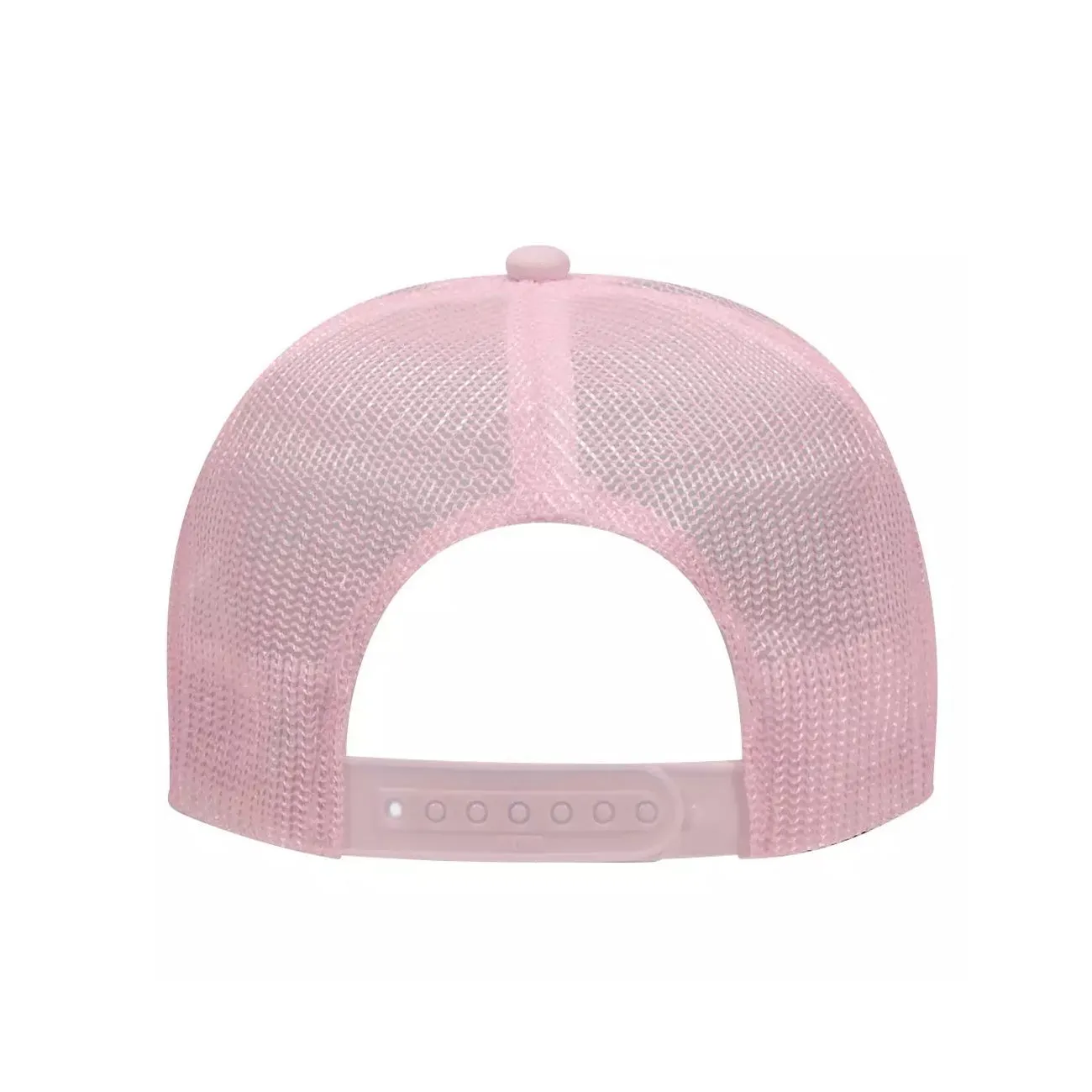 5 Panel High Crown Polyester Foam Front Mesh Back Trucker Hat (Tri-Tone)