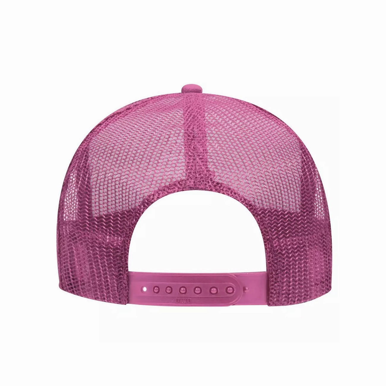 5 Panel High Crown Polyester Foam Front Mesh Back Trucker Hat (Tri-Tone)
