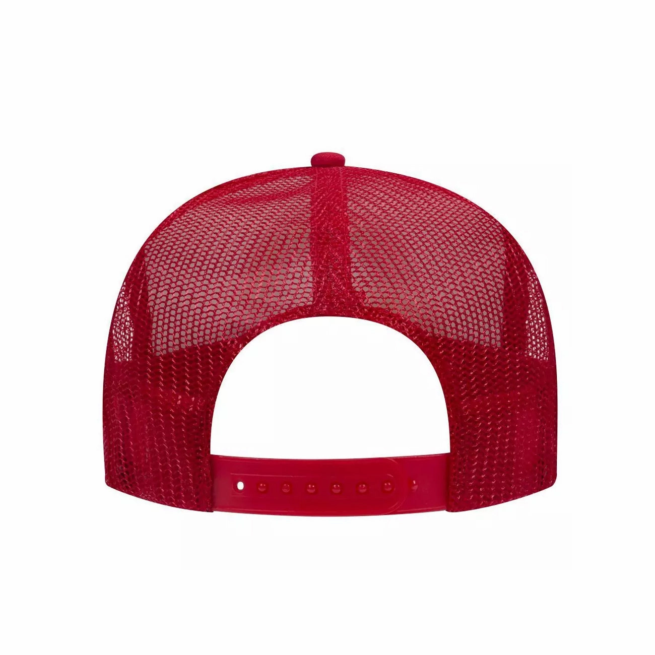 5 Panel High Crown Polyester Foam Front Mesh Back Trucker Hat (Tri-Tone)
