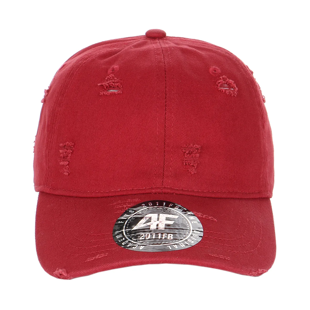 6 Panel Low Profile Vintage Distressed Curved Visor Buckle Back Closure casual-dad-hat