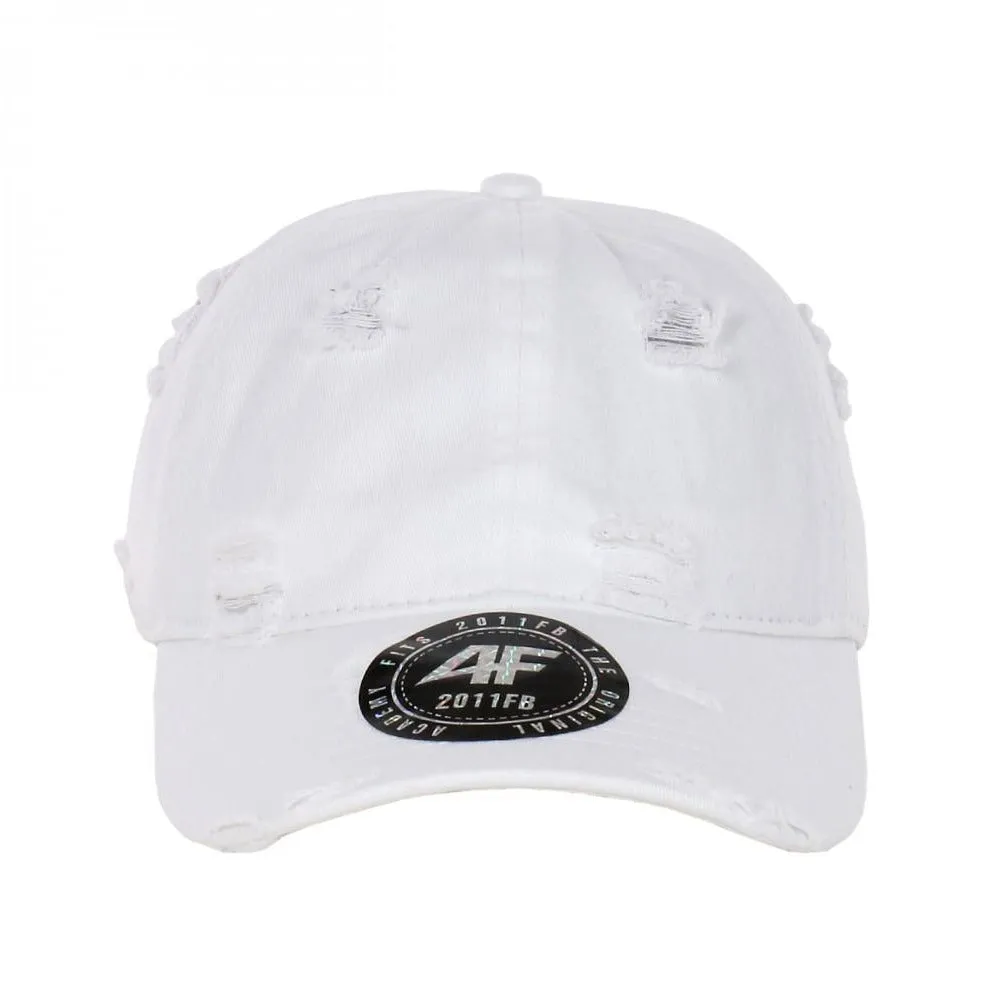 6 Panel Low Profile Vintage Distressed Curved Visor Buckle Back Closure