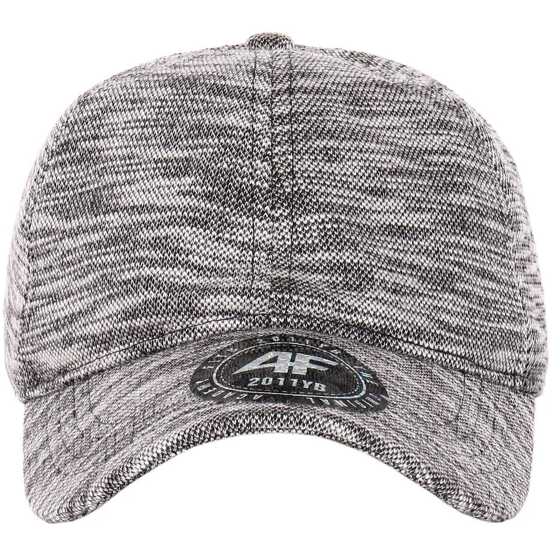 6 Panel Low Profile YZ Woven Cotton Curved Visor Baseball Cap with Buckle Strapback Closure casual-dad-hat