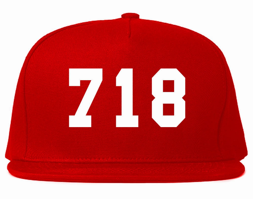 718 New York Area Code Snapback Hat