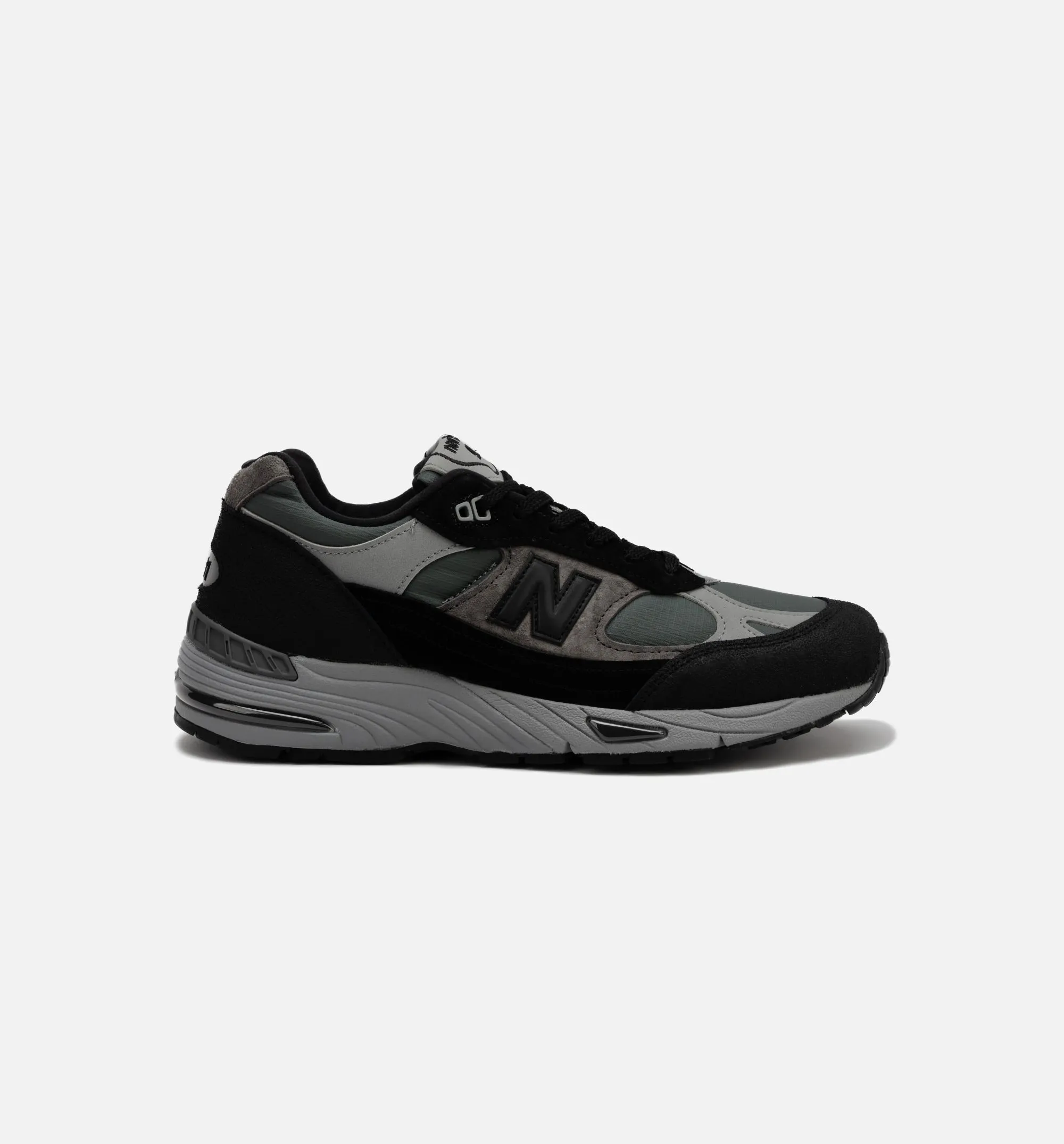 991v1 Herren Lifestyle-Schuh - Schwarz/Grau, Hergestellt in Großbritannien