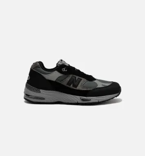 991v1 Herren Lifestyle-Schuh - Schwarz/Grau, Hergestellt in Großbritannien