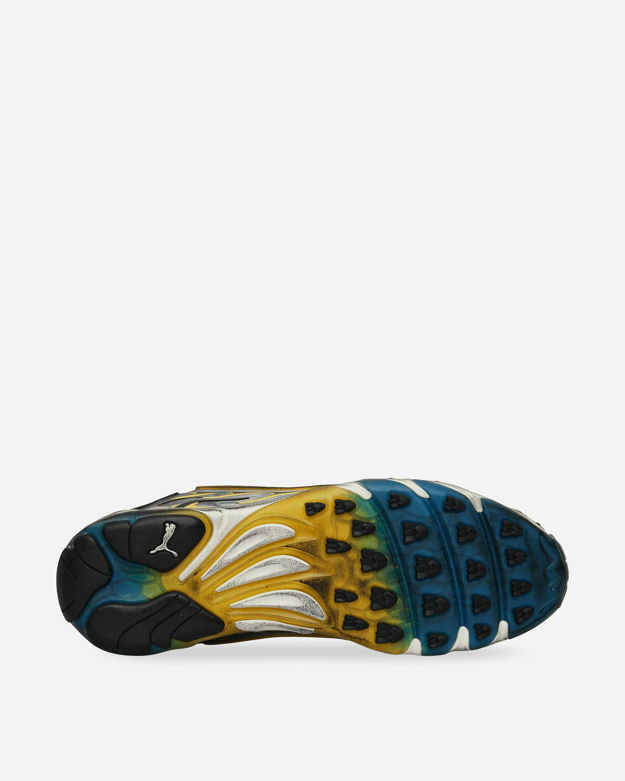 A$AP Rocky Inhale Angetragene Neopren-Sneakers Warmweiß / Puma-Schwarz / Gelb
