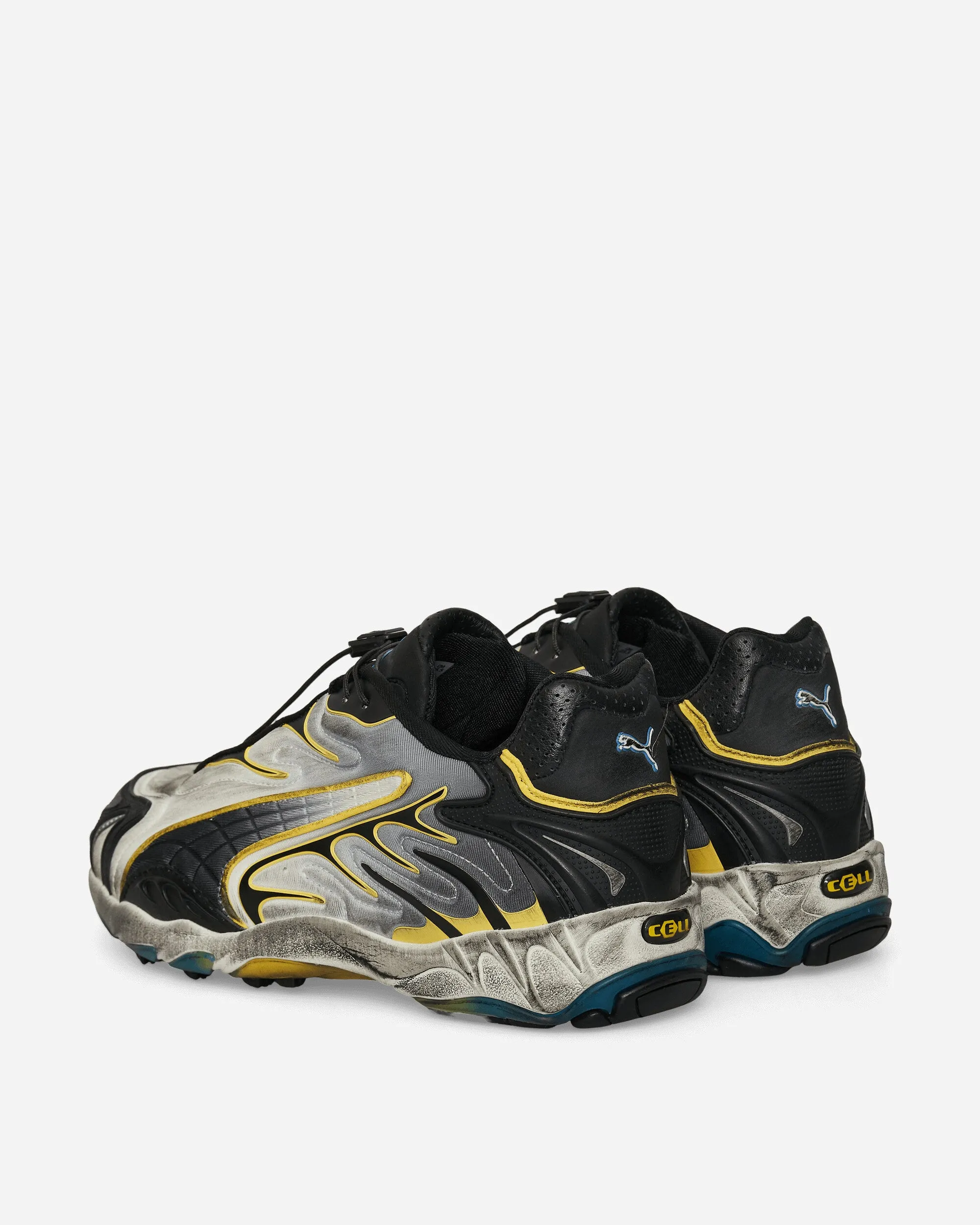 A$AP Rocky Inhale Angetragene Neopren-Sneakers Warmweiß / Puma-Schwarz / Gelb