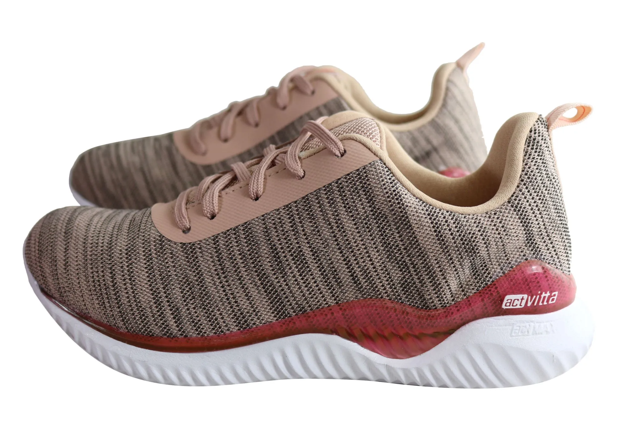 Actvitta Aries Damen Bequeme Gepolsterte Schnür-Aktivitätsschuhe Actvitta Schuhe