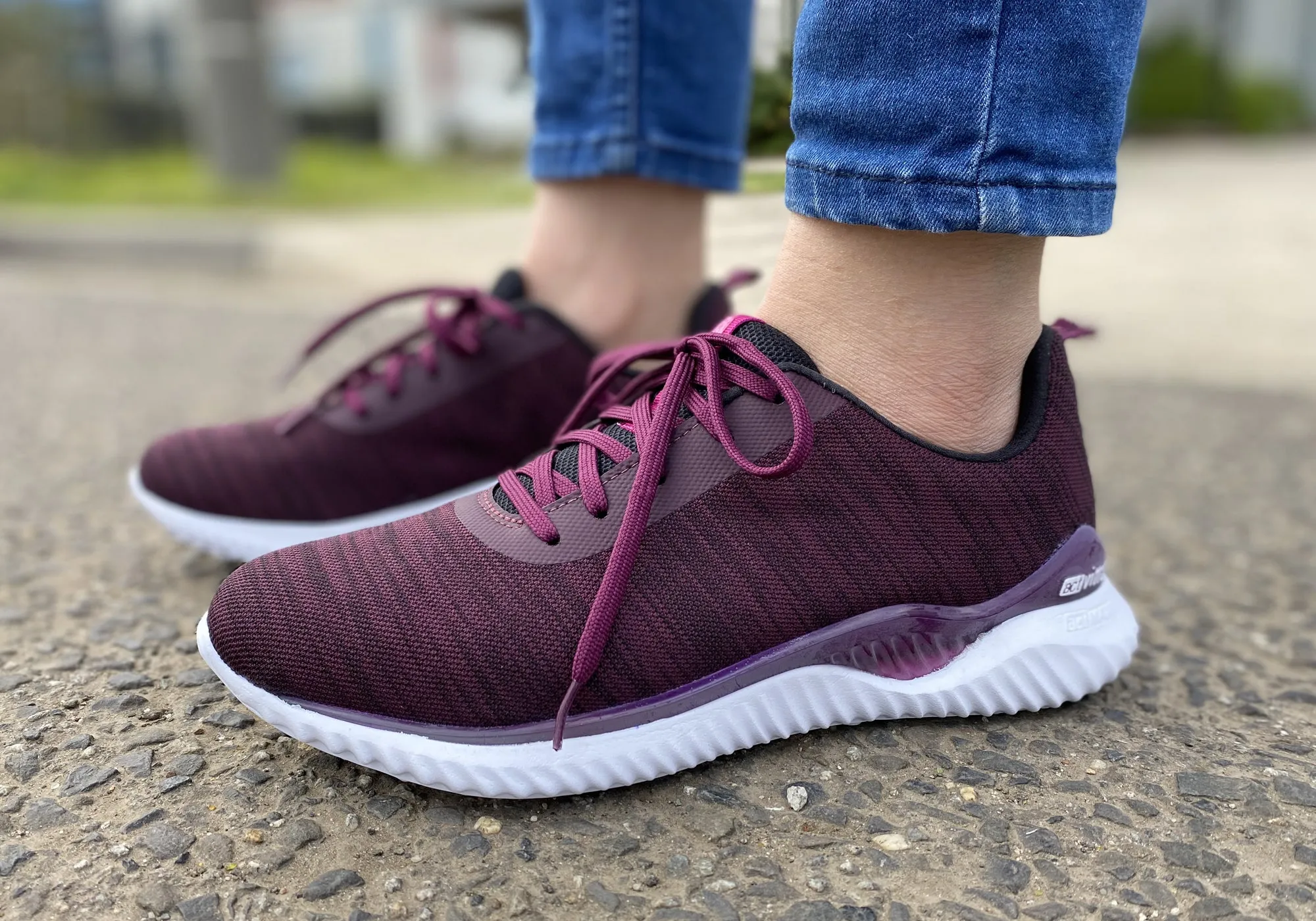Actvitta Aries Damen Bequeme Gepolsterte Schnür-Aktivitätsschuhe Actvitta Schuhe