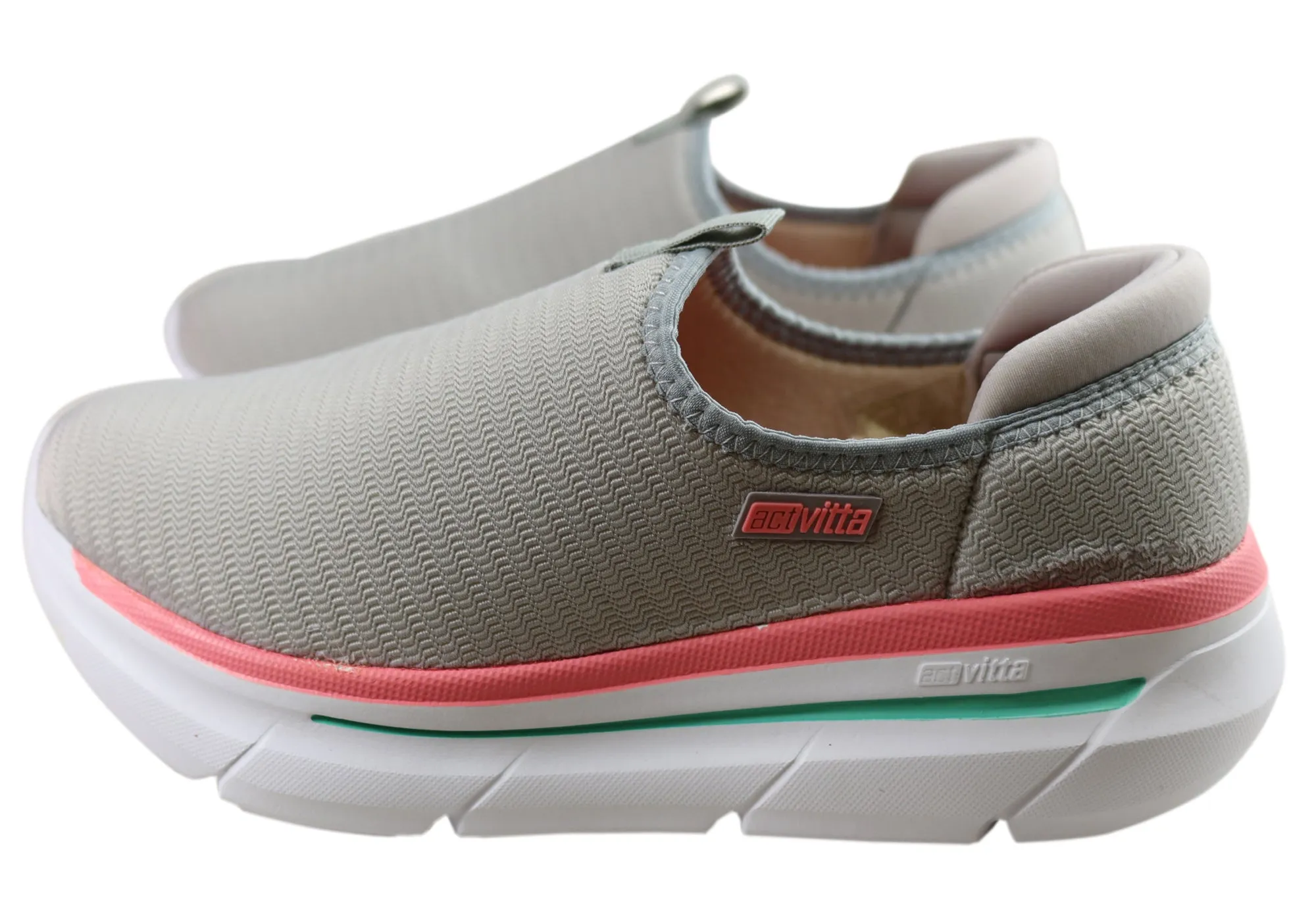 Actvitta Arlo Damen gepolsterte Plateauschuhe für aktive Nutzung, hergestellt in Brasilien, Actvitta Schuhe