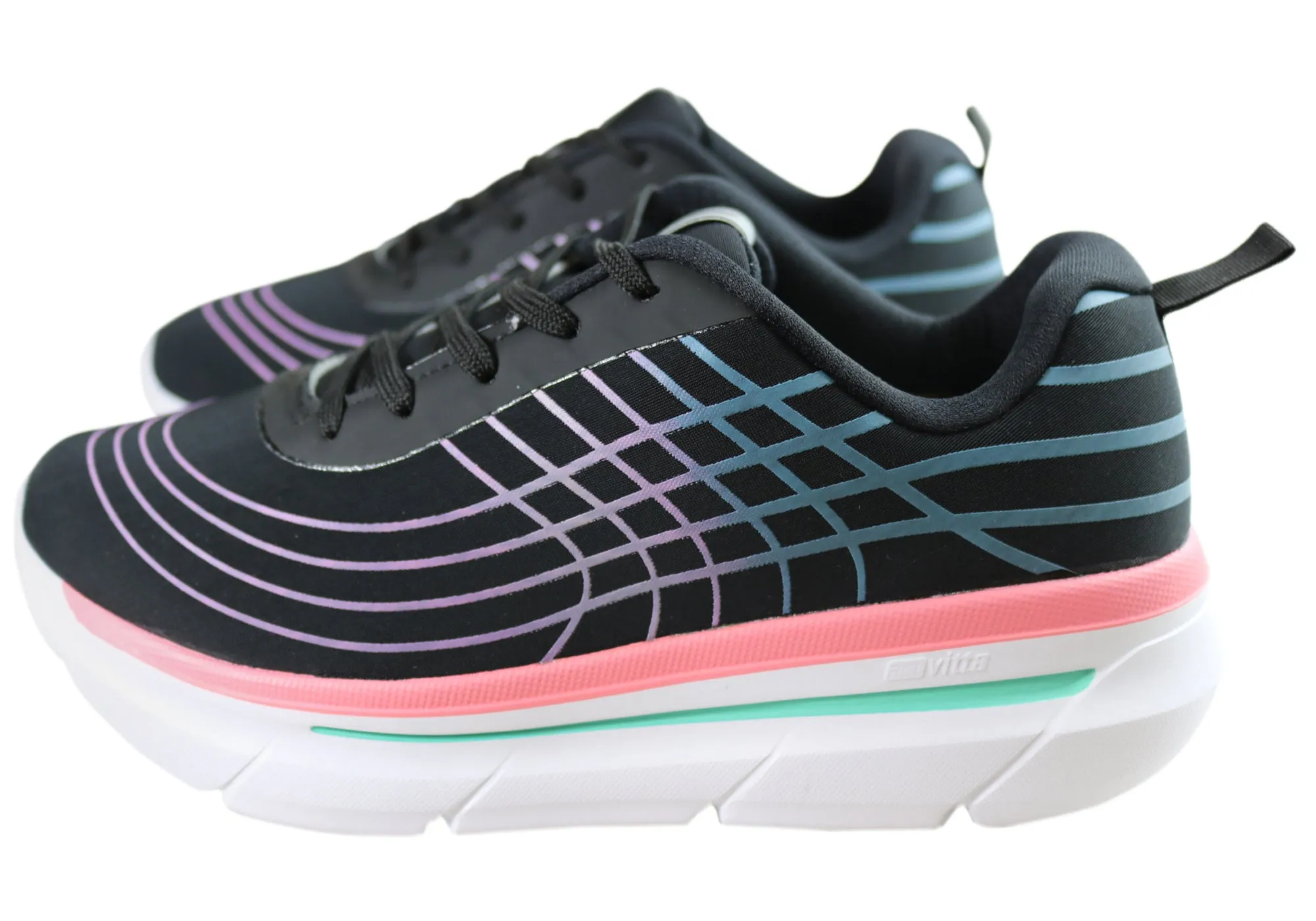 Actvitta Boost Damen gepolsterte Plateauschuhe für aktive Nutzung, hergestellt in Brasilien Actvitta Schuhe
