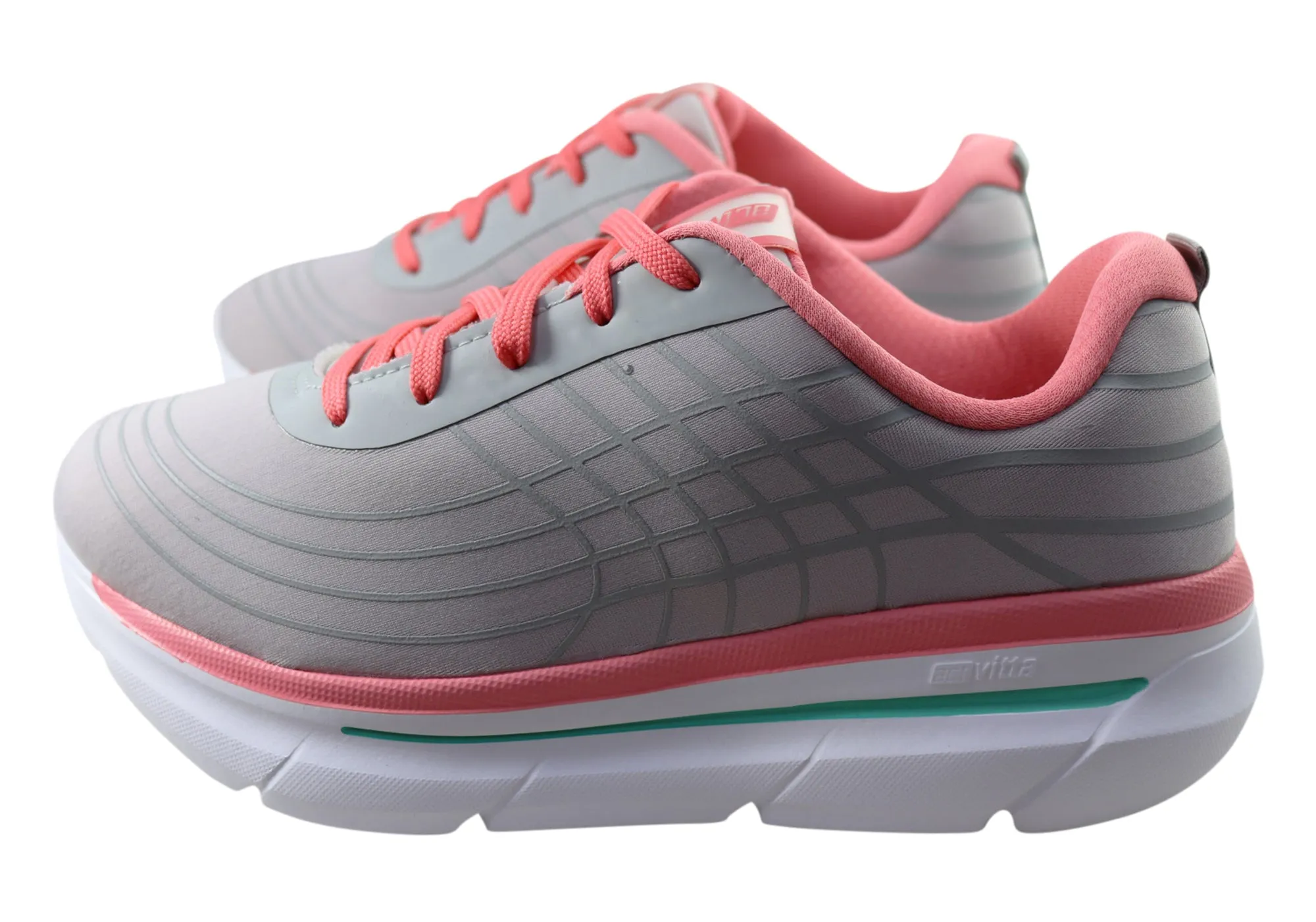 Actvitta Boost Damen gepolsterte Plateauschuhe für aktive Nutzung, hergestellt in Brasilien Actvitta Schuhe
