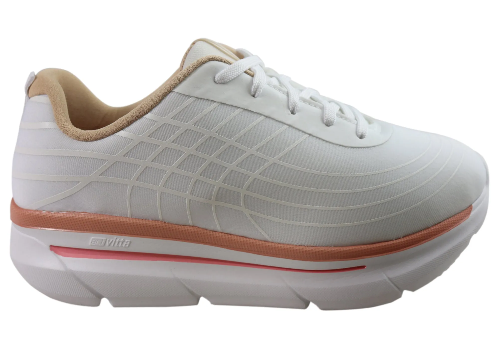 Actvitta Boost Damen gepolsterte Plateauschuhe für aktive Nutzung, hergestellt in Brasilien Actvitta Schuhe
