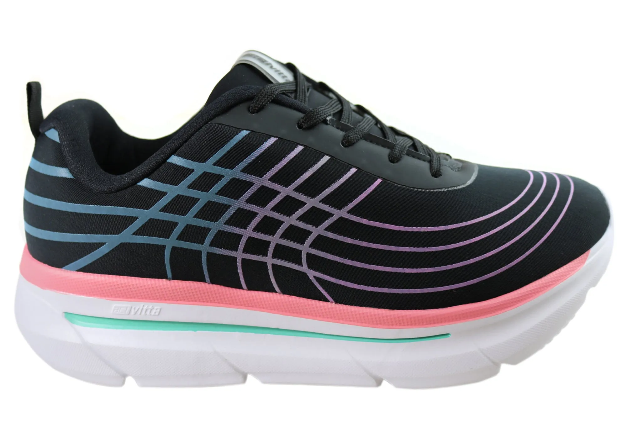 Actvitta Boost Damen gepolsterte Plateauschuhe für aktive Nutzung, hergestellt in Brasilien Actvitta Schuhe