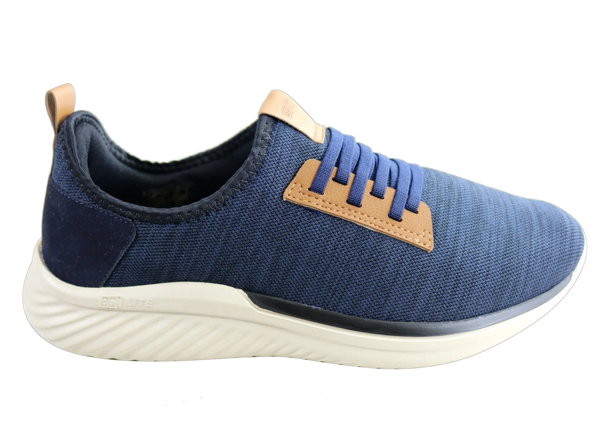 Actvitta Edison Herren Bequeme Gepolsterte Schlupf-Aktivschuhe Actvitta Schuhe