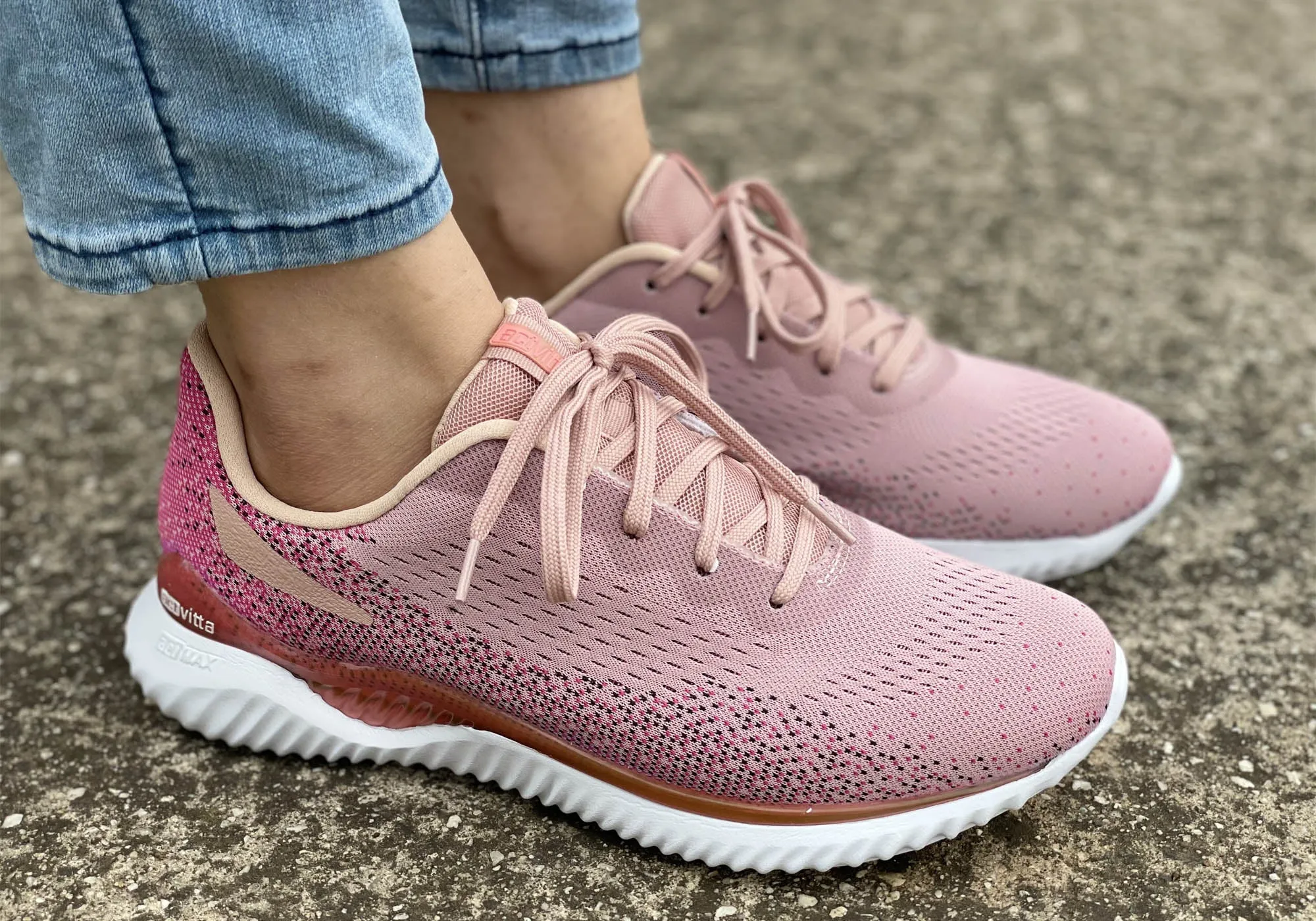 Actvitta Follow Damen Bequeme gepolsterte Schnür-Aktivitätsschuhe Actvitta Schuhe