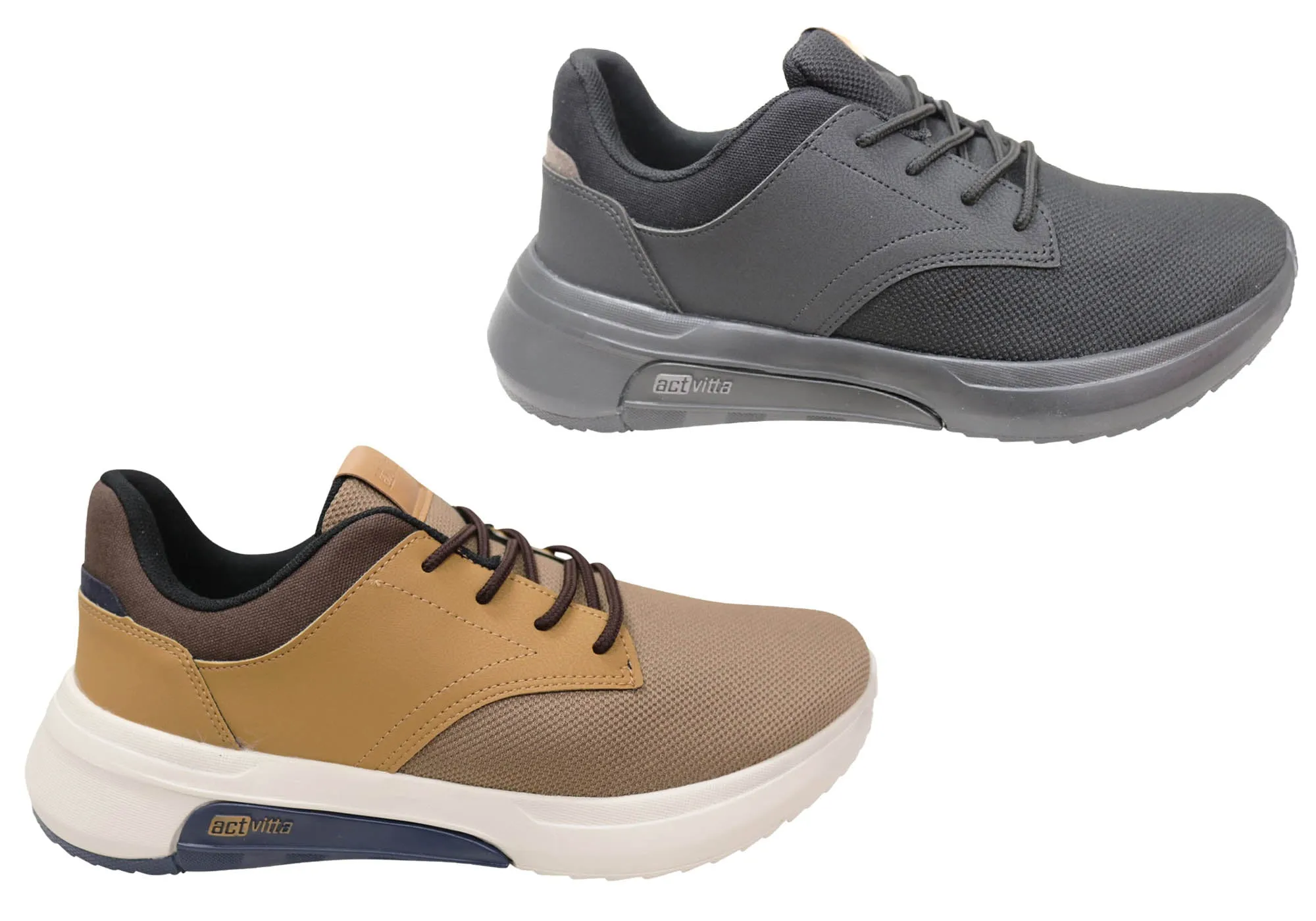 Actvitta Jac Herren Bequeme Schuhe mit Polsterung für aktive Nutzung, hergestellt in Brasilien Actvitta Schuhe