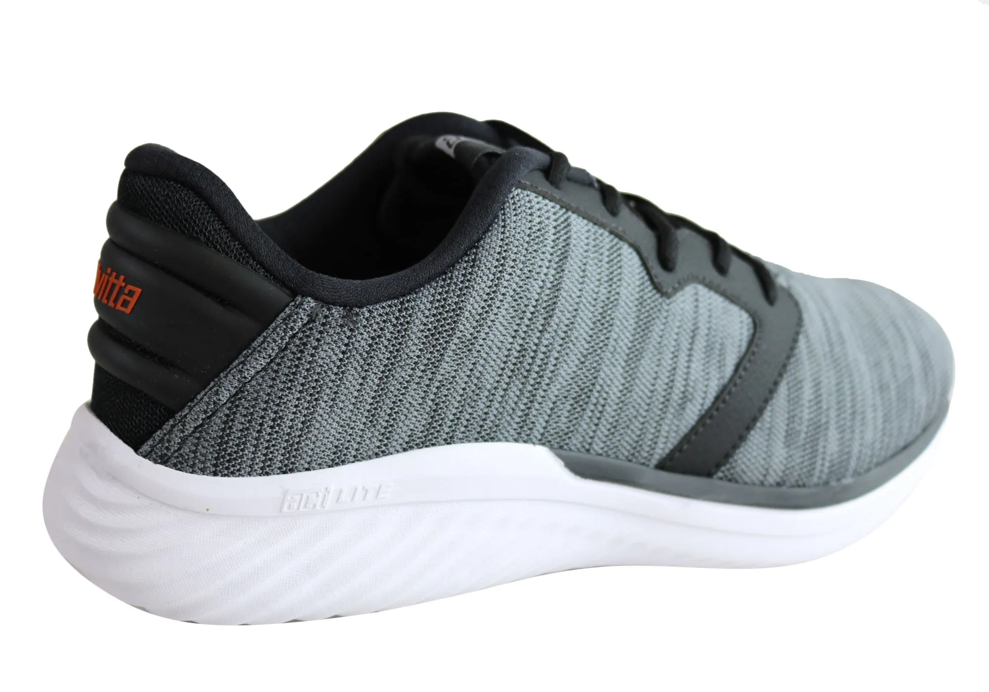Actvitta Motion Herren Bequeme gepolsterte Schnürschuhe für aktive Bewegung Actvitta Schuhe