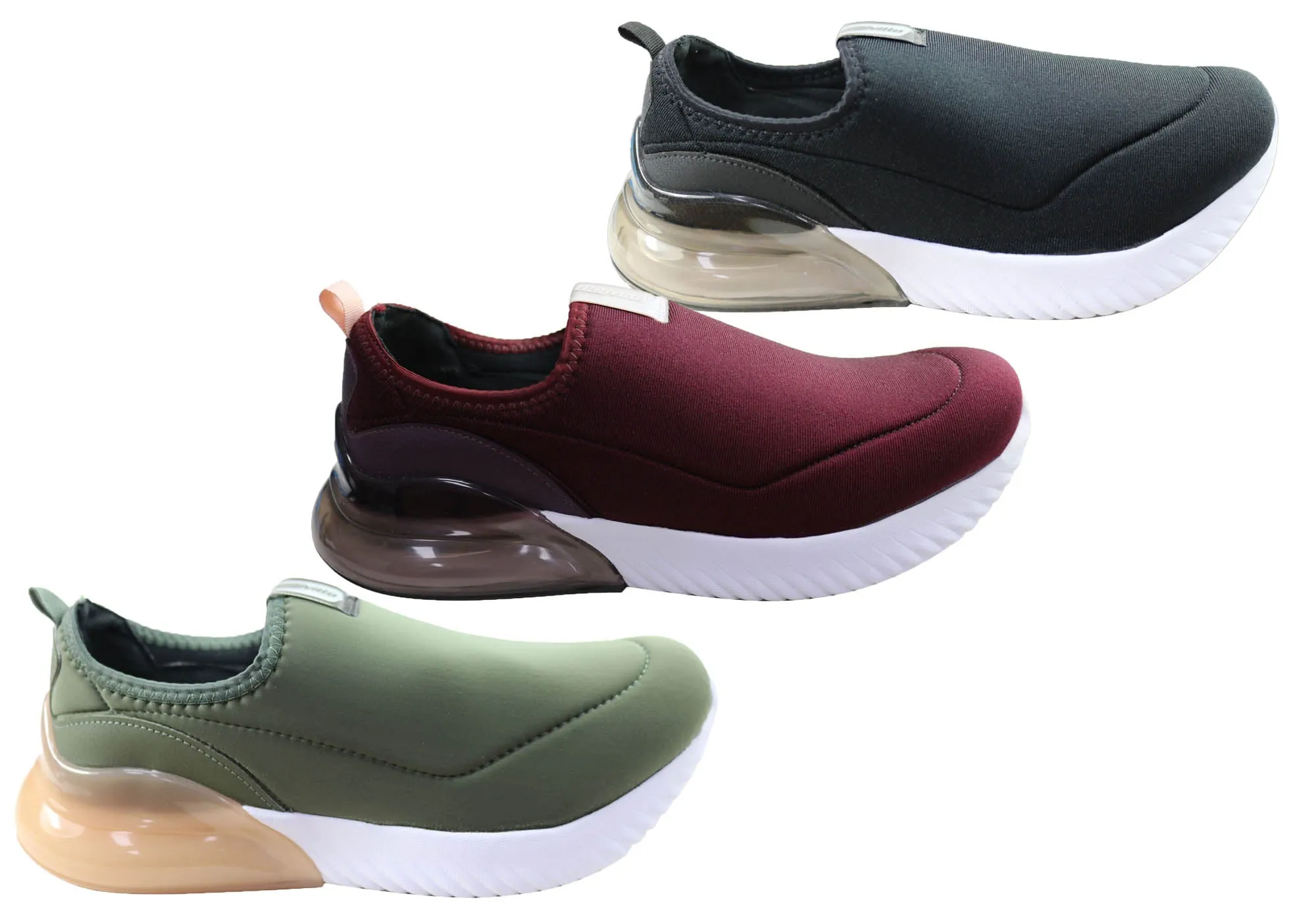 Actvitta Sharnell Damen Schuhe mit Polsterung zum Schlüpfen, Aktivschuhe, Hergestellt in Brasilien, Actvitta Schuhe