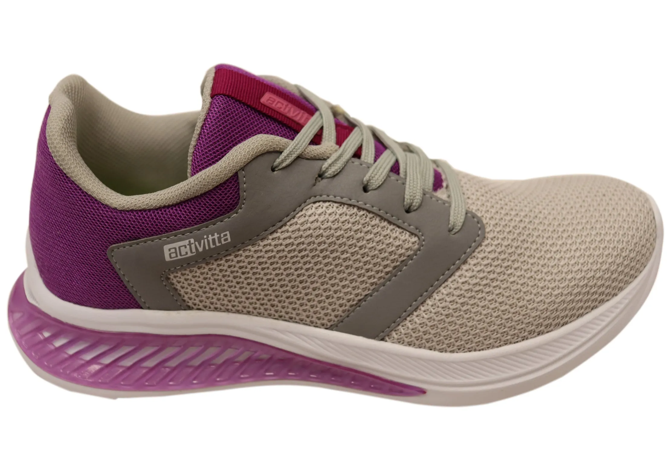 Actvitta Yarra Damen Bequeme Gepolsterte Schnür-Aktivschuhe Actvitta Schuhe