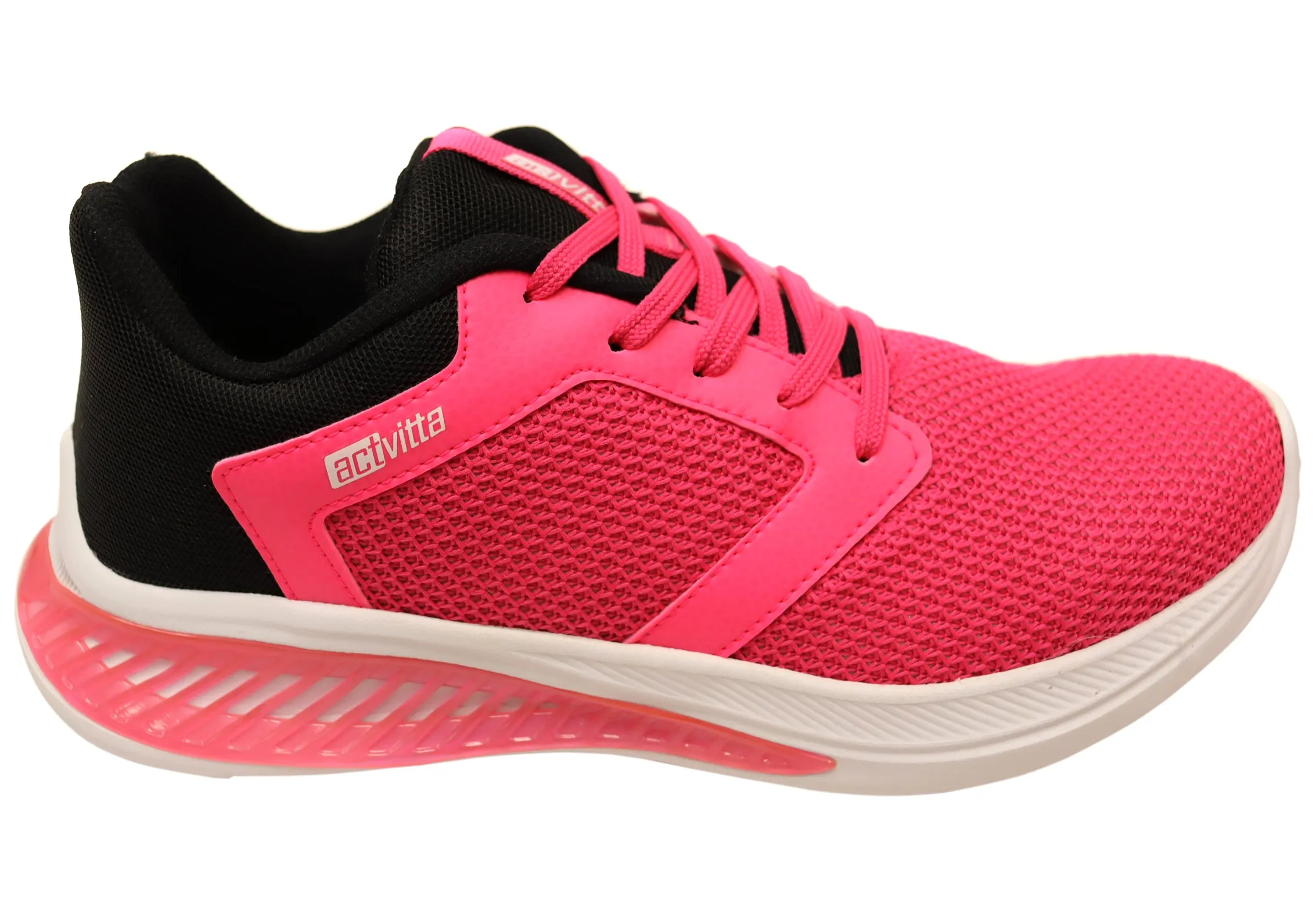 Actvitta Yarra Damen Bequeme Gepolsterte Schnür-Aktivschuhe Actvitta Schuhe