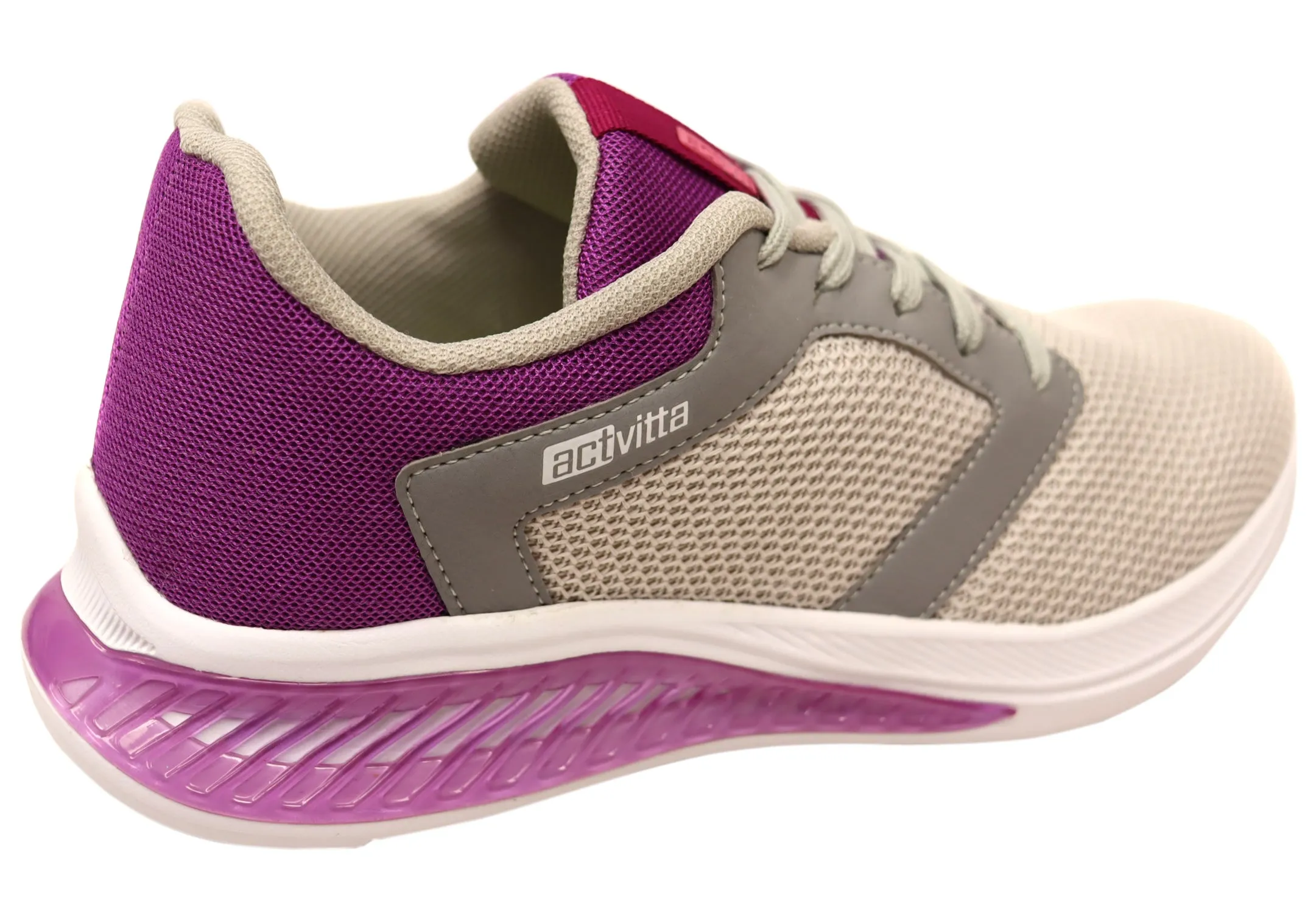 Actvitta Yarra Damen Bequeme Gepolsterte Schnür-Aktivschuhe Actvitta Schuhe