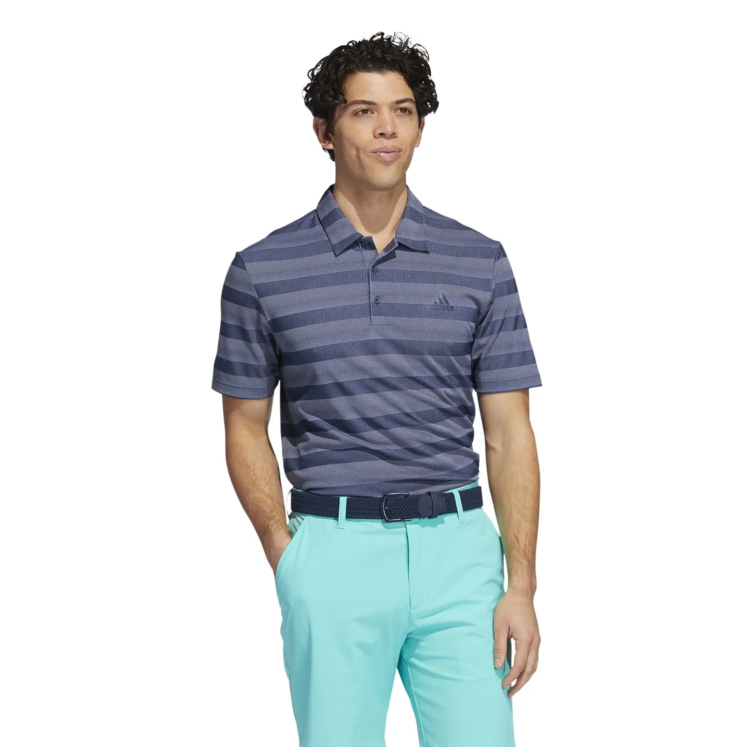 adidas Polohemd mit 2-Farben-Streifen für Golf HI5181