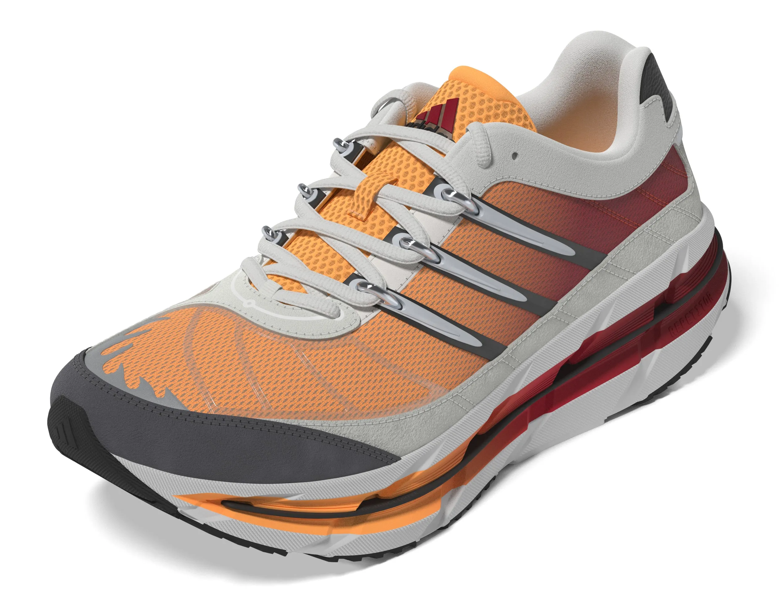 adidas Adistar Grau sechs/Team Siegesrot JR4369