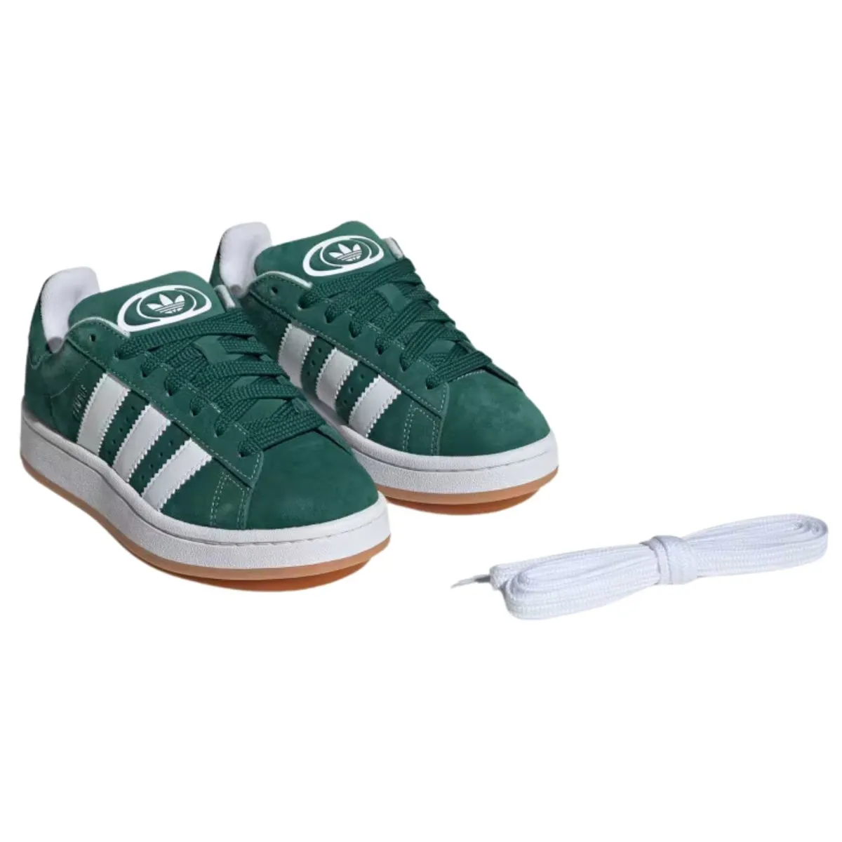 Adidas Jungen (Schulkind) Campus 00s Dunkelgrün/Wolkenweiß/Off White Adidas Schuhe