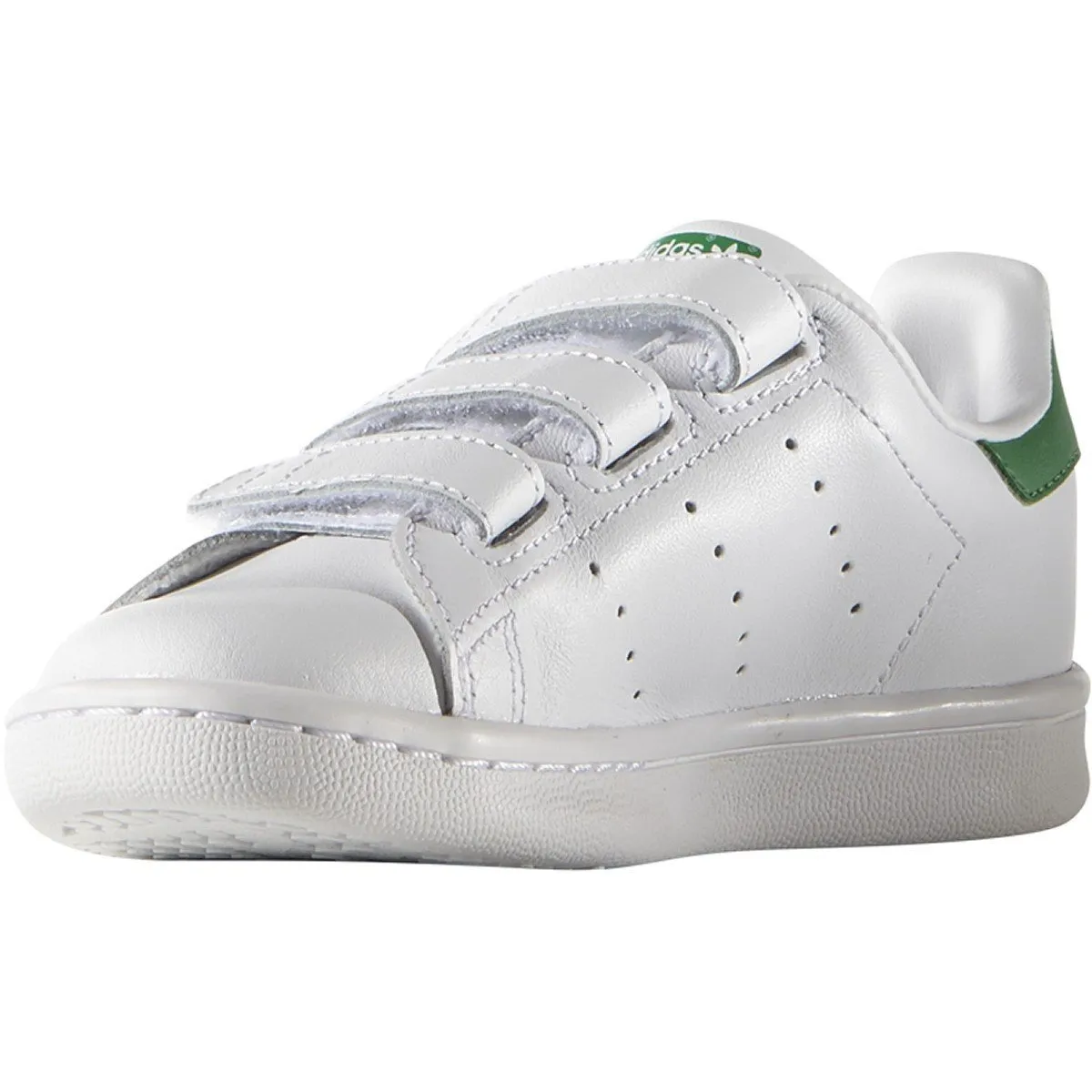 Adidas Jungen Stan Smith CF C Weiß/Grün Adidas Schuhe
