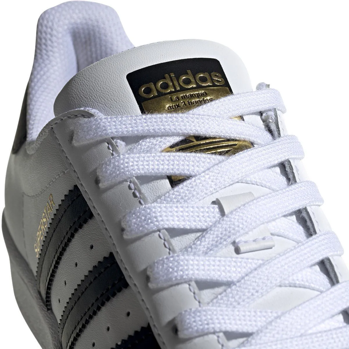Adidas Jungen Superstar J Weiß/Schwarz Adidas Schuhe