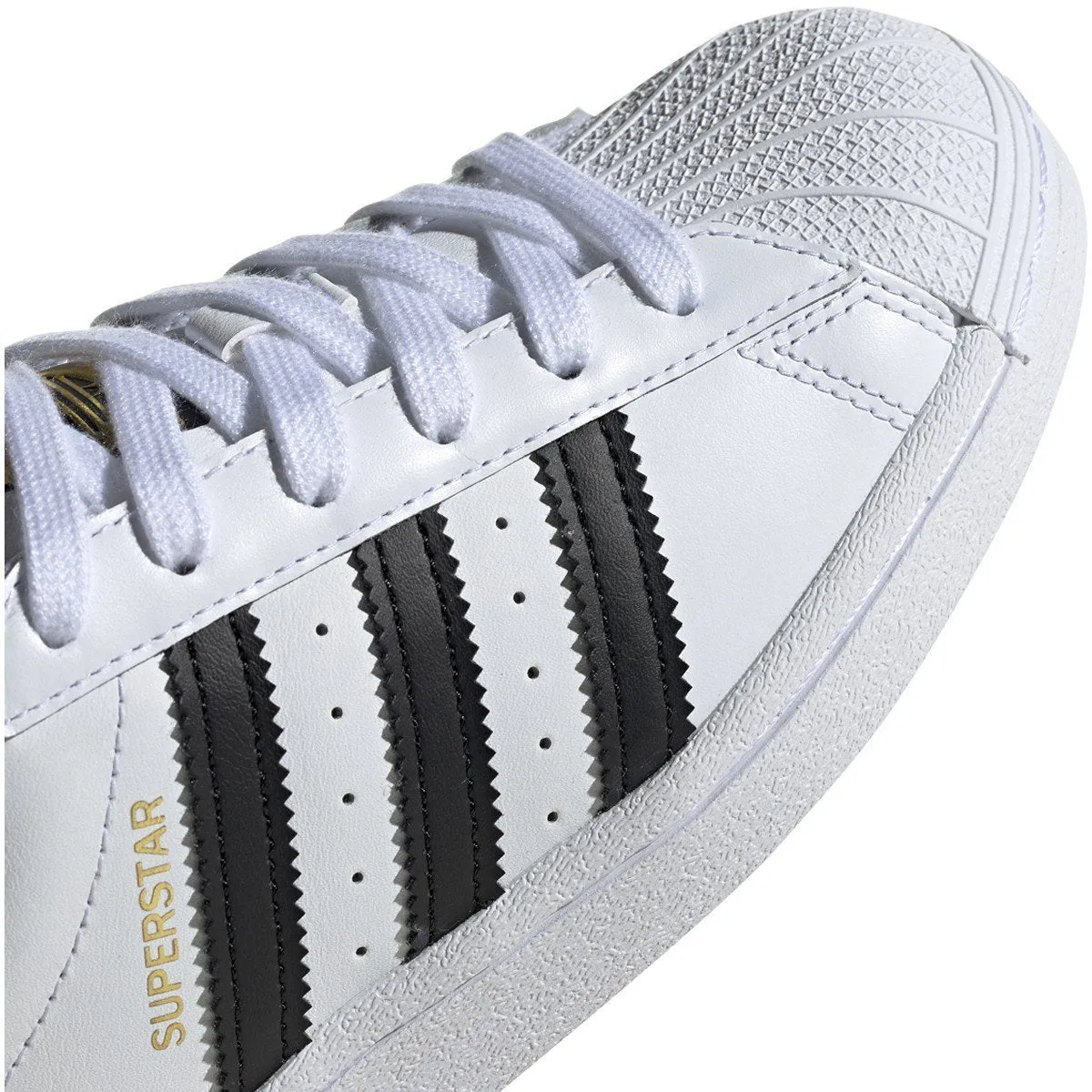 Adidas Jungen Superstar J Weiß/Schwarz Adidas Schuhe