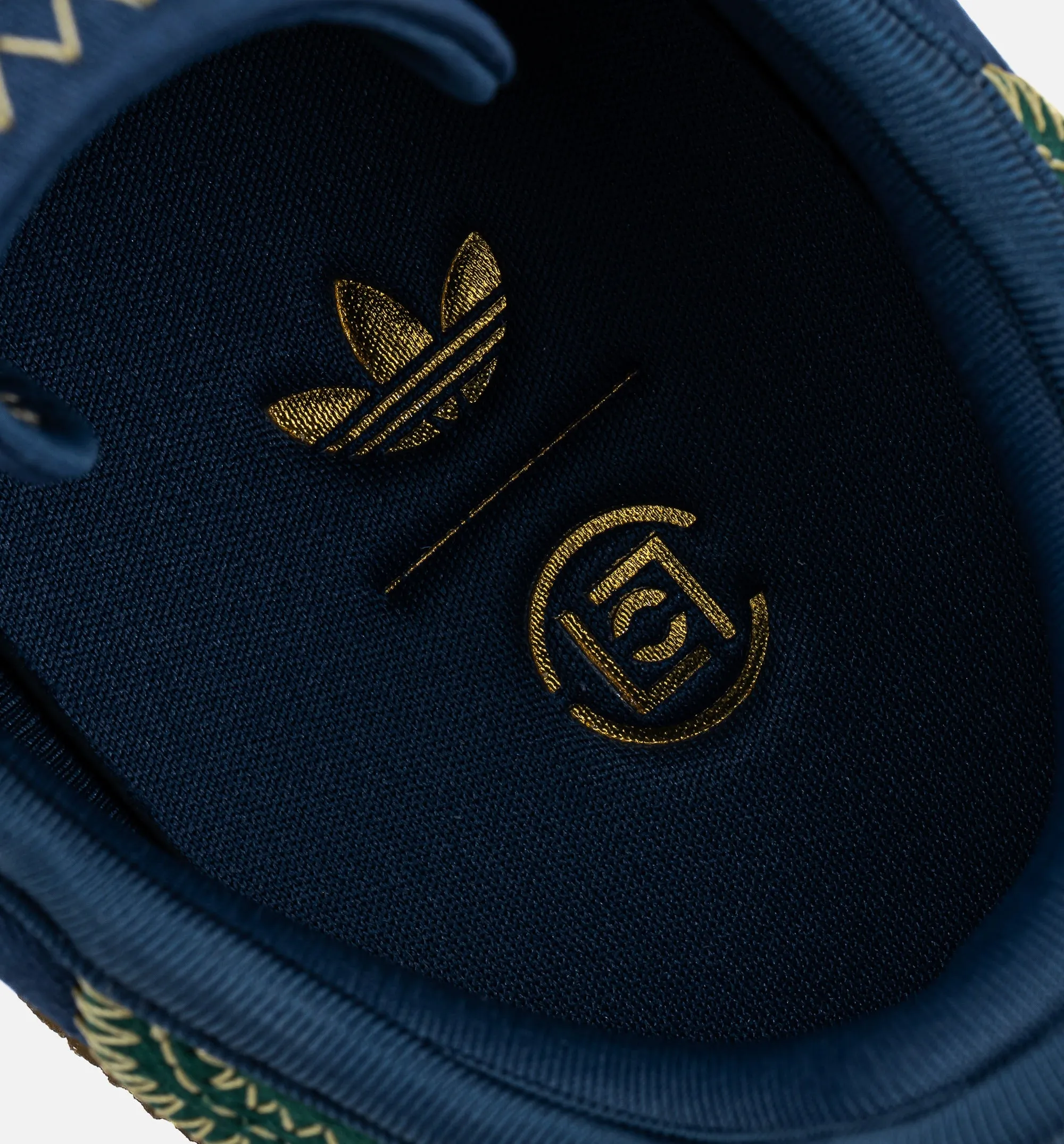 Adidas Kleidung Clot x Gazelle Herren Lifestyle-Schuh - Nachtmarine/Collegegrün/Dunstgelb