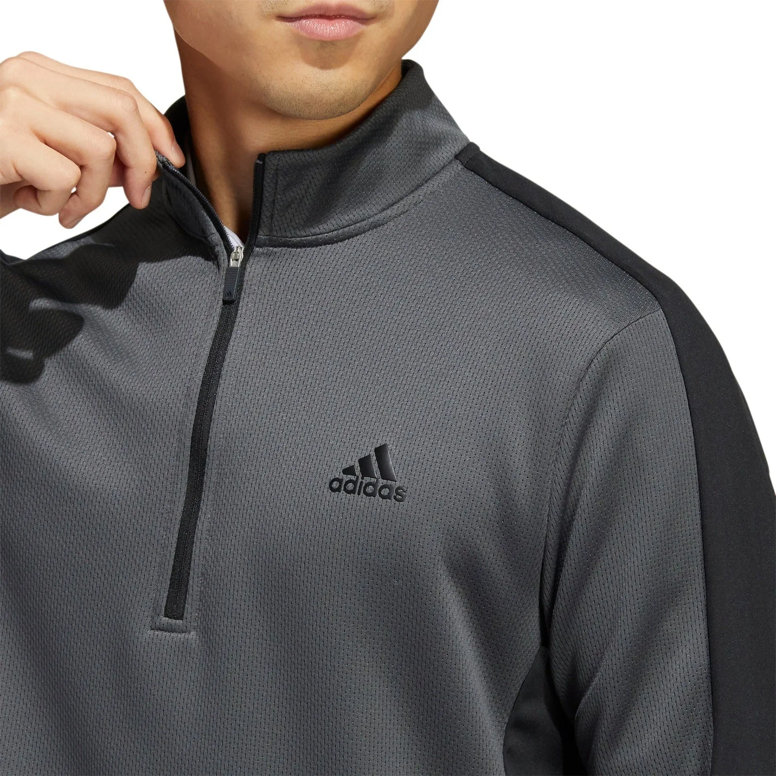 adidas Colour Block 1/4-Zip Golf-Pullover HC5573