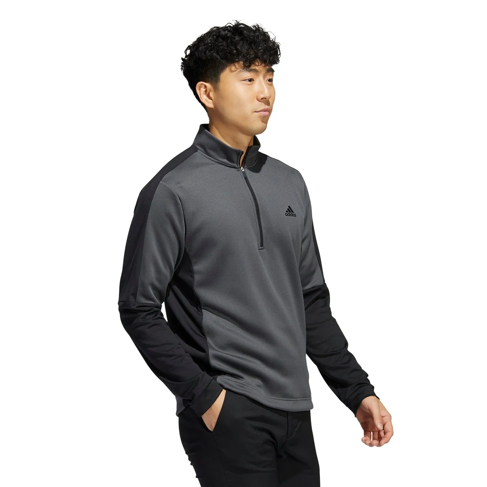 adidas Colour Block 1/4-Zip Golf-Pullover HC5573