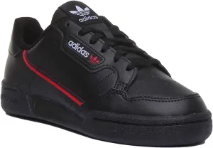 Adidas Continental 80J Leder-Turnschuhe in Schwarz für Jugendliche Schuhe Adidas